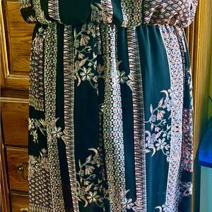 Maurices Black Floral Dress